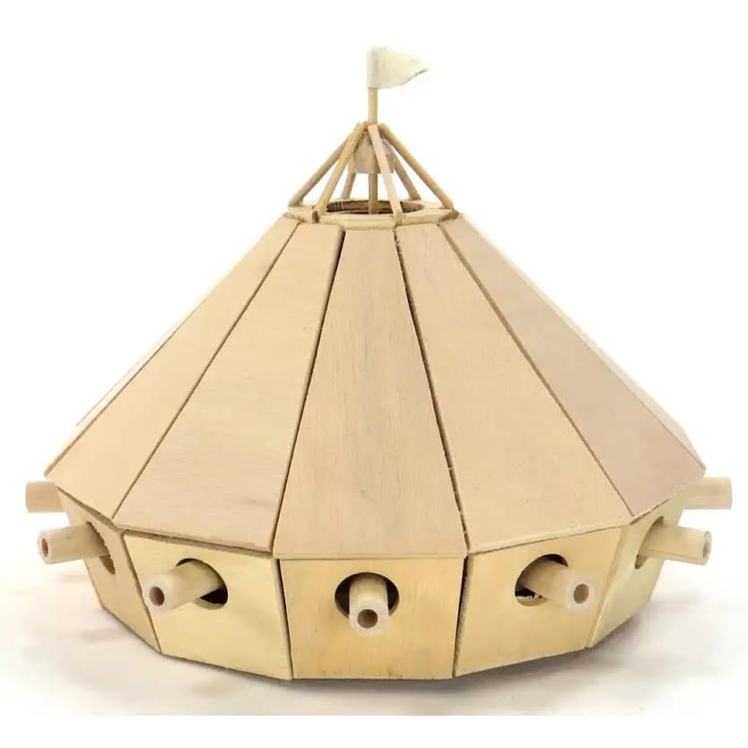 Tancul lui Leonardo da Vinci -Kit de Construcție din Lemn - Imaginea 1