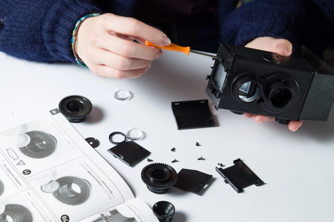 Kit DIY Aparat Foto Retro TLR 35mm EIGHT Innovation - Functional - Imaginea 5