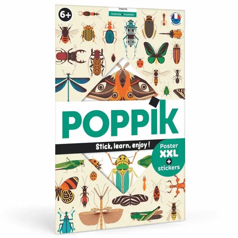 xPoster cu Stickere Repozitionabile – Insecte, Poppik (100 x 68 cm) - Imagine principala
