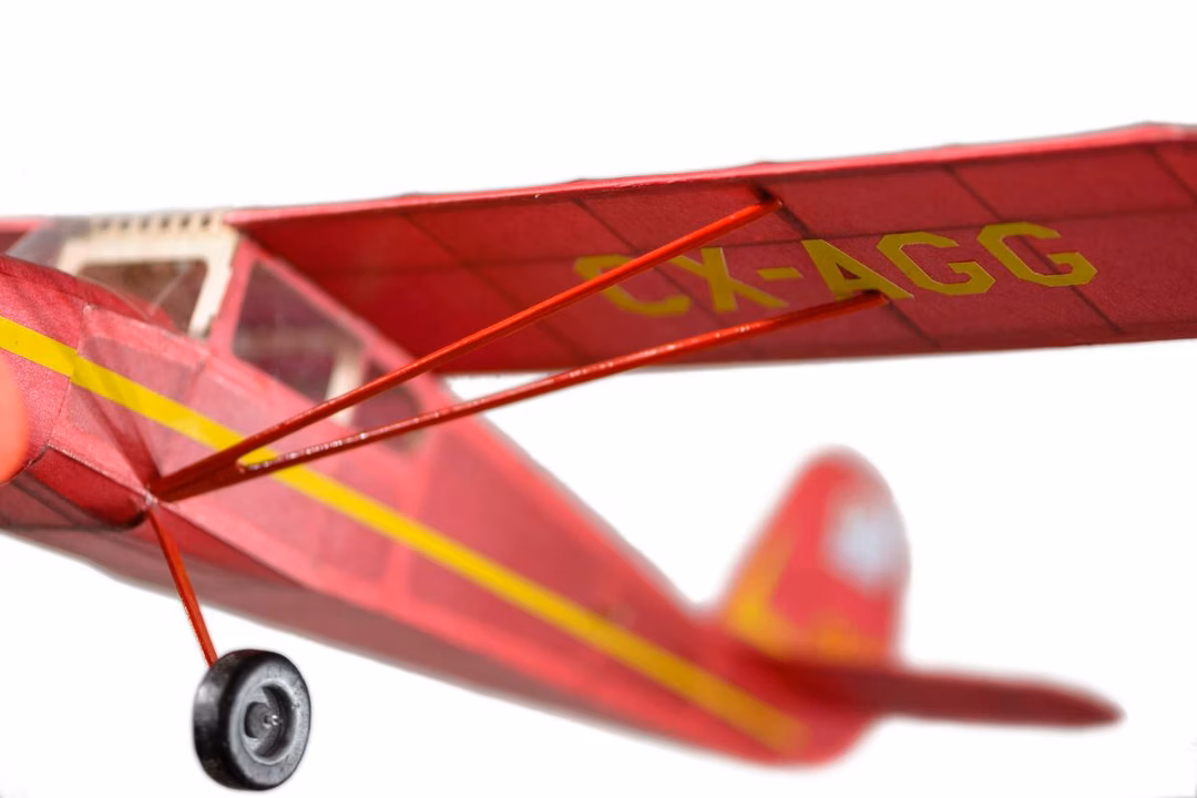 Kit Aeromodelism Vintage: Avion Cessna 140 (Anvergură 457 mm) - Imaginea 2