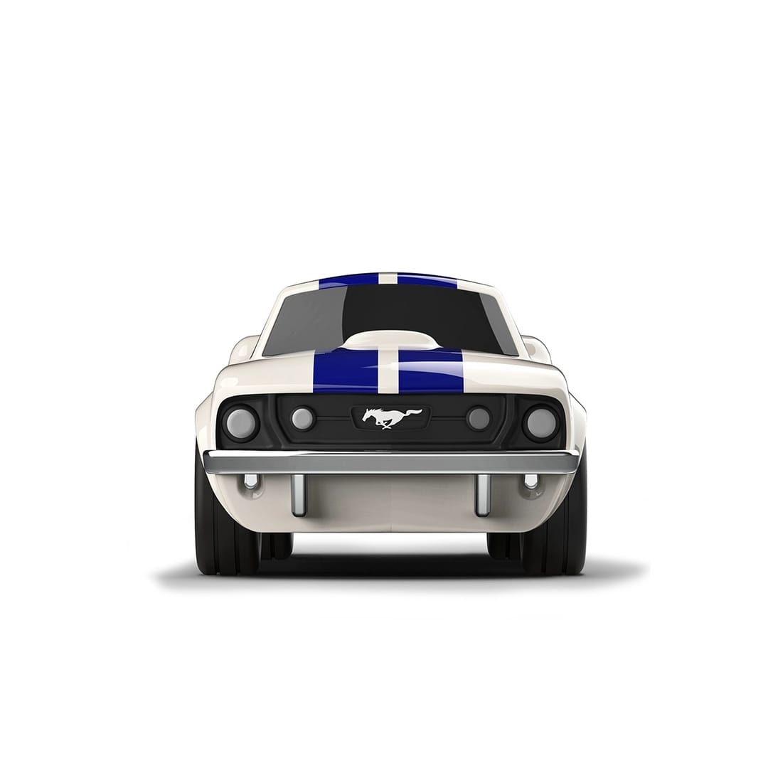 Baghera Mașinuță Ford Mustang 1966 Ivory – Mașinuță de Colecție Premium18cm - Imaginea 4