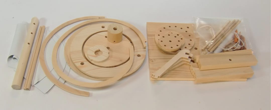 Elicopterul lui Leonardo da Vinci, Kit de Construcție din Lemn - Imaginea 3
