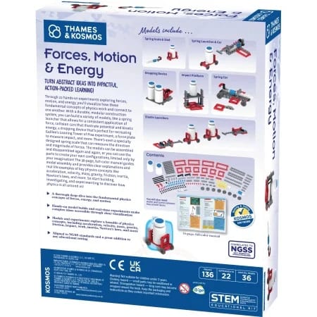 Kit Educațional STEM Forces, Motion & Energy - Thames & Kosmos, 20 de Experimente de Fizică - Imaginea 3