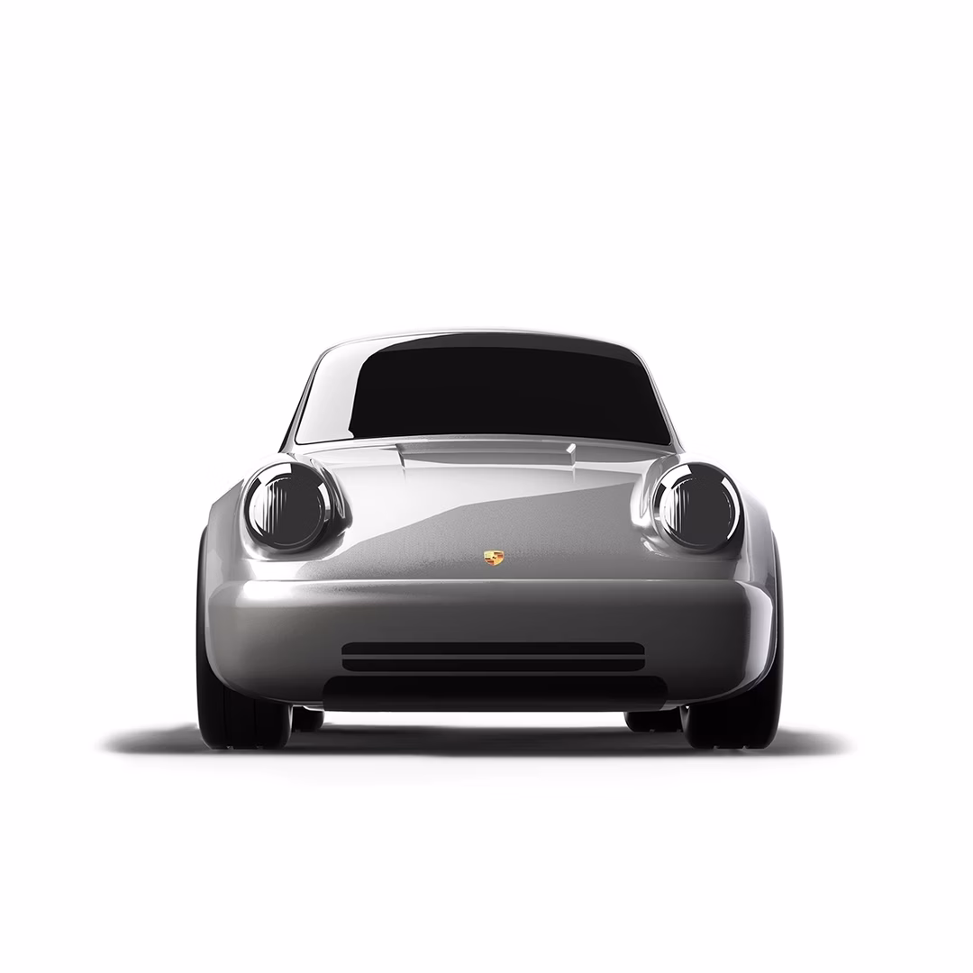 Baghera Mașinuță de Colecție Porsche 911, Silver - Imaginea 4