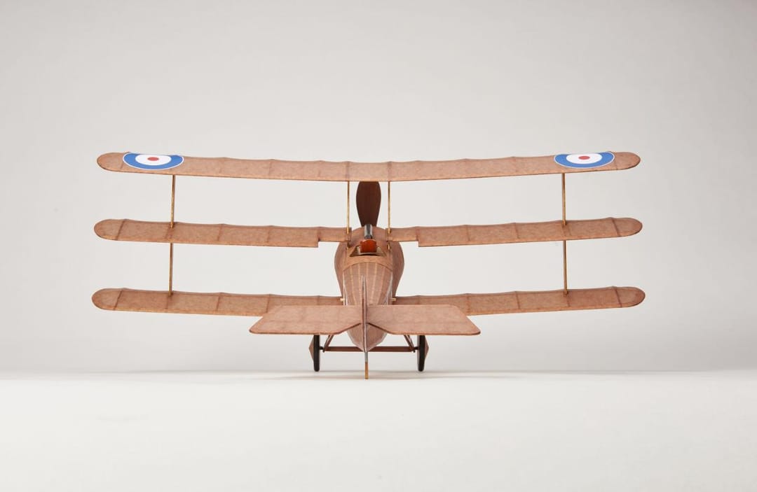 Kit Aeromodelism Vintage: Avion Triplan Sopwith Triplane (Anvergură 457 mm) - Imaginea 6