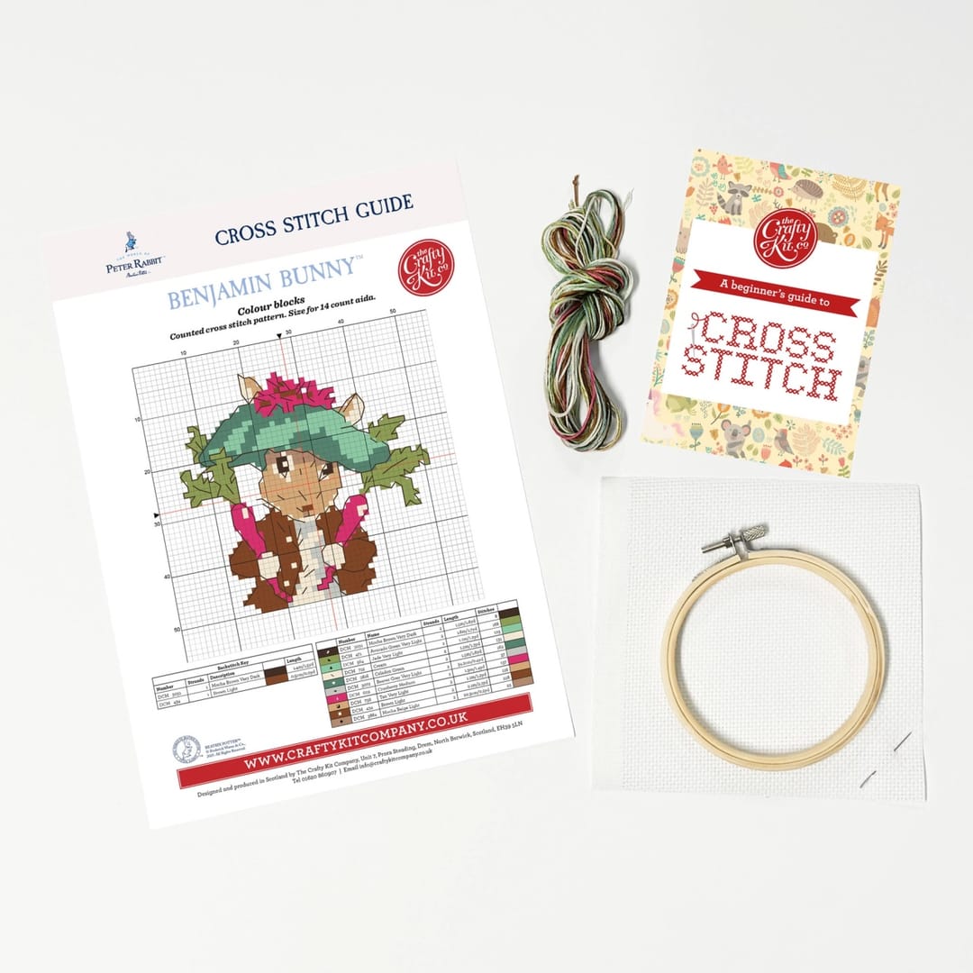 Kit Mini Cross Stitch (Punct în Cruce) – Iepurașul Beatrix Potter - Imaginea 4