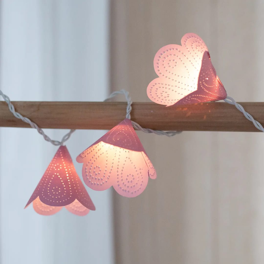 Set Creativ DIY Ghirlanda Luminoasa – Tehnica Perforare Hartie - Imaginea 4