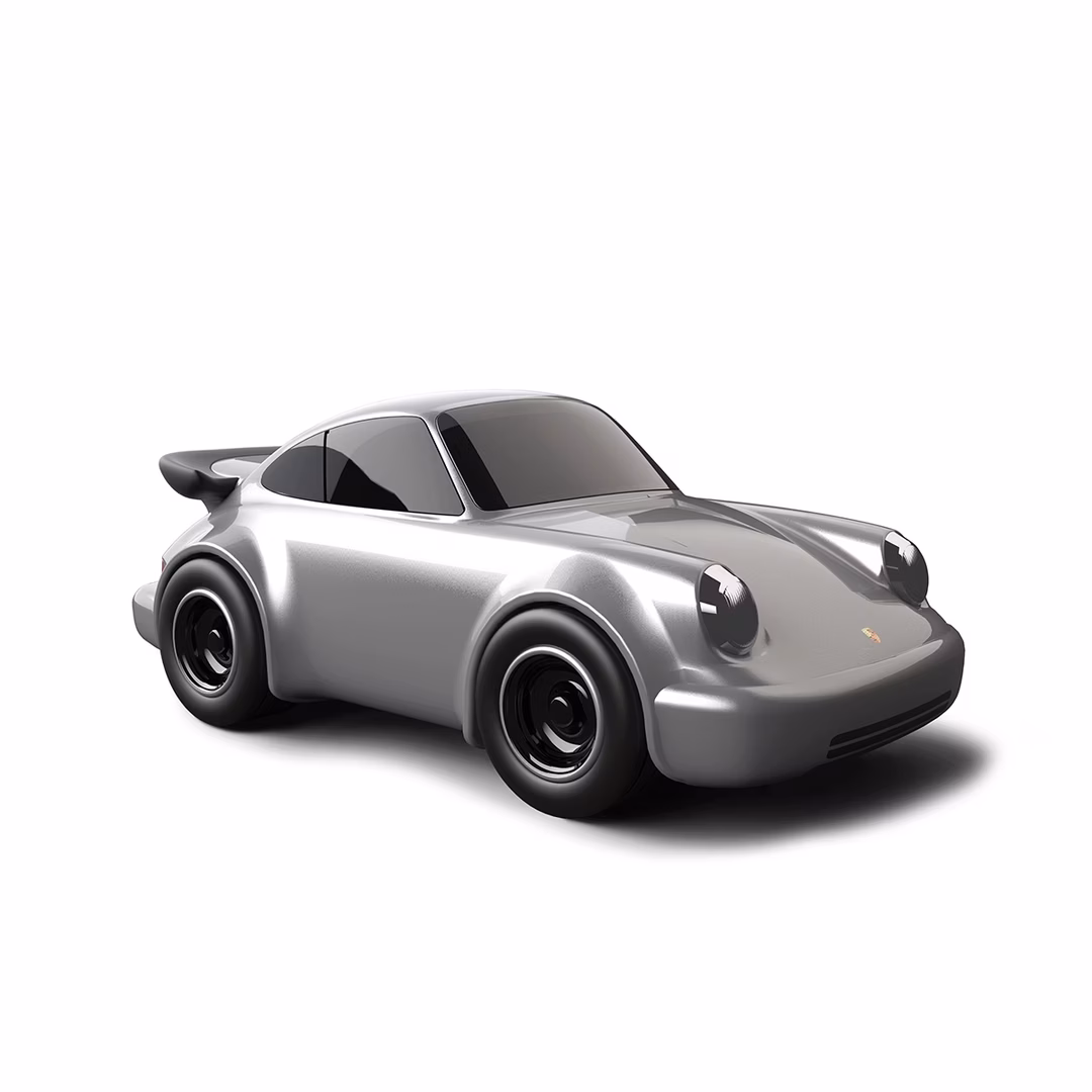 Baghera Mașinuță de Colecție Porsche 911, Silver - Imaginea 2