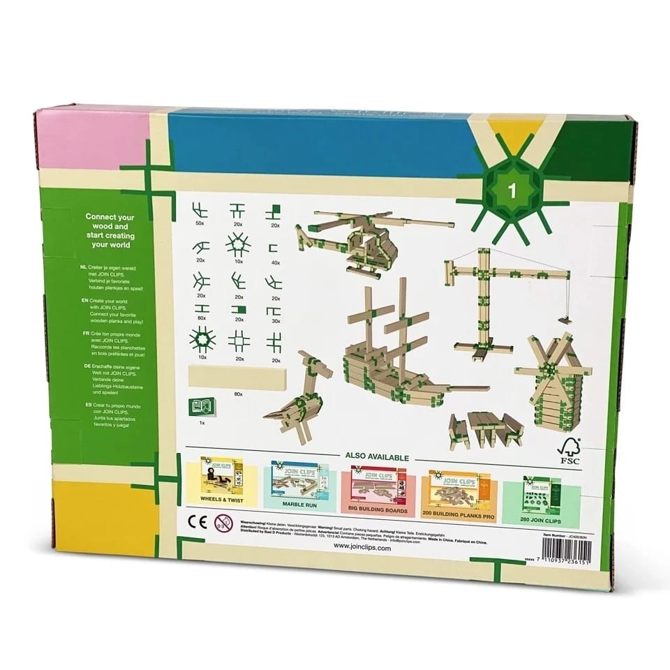 JOIN CLIPS Set de Bază PRO - Cutie Premium 480 Piese - Imaginea 3