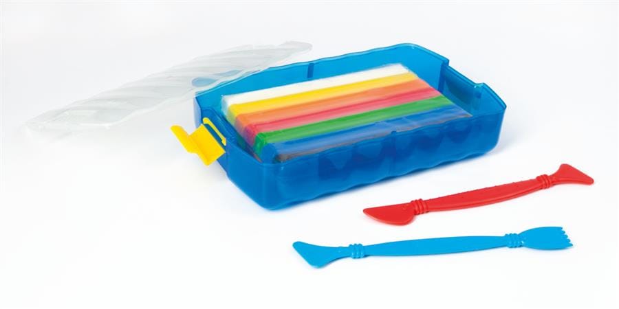 Set Plastilină Eberhard Faber – 10 Culori cu Accesorii (300g) - Imaginea 3