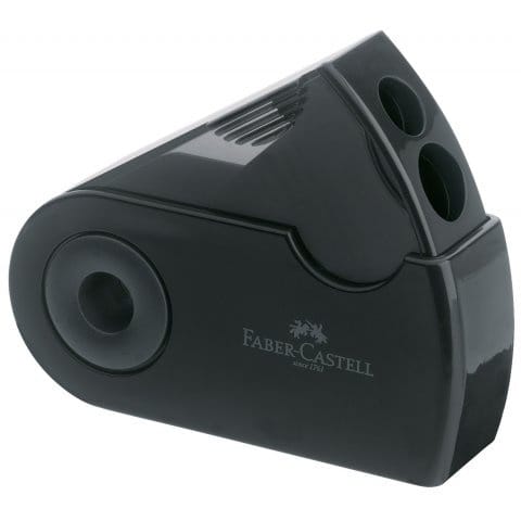 Ascuțitoare Dublă Faber-Castell – Design Ergonomic cu Rezervor - Imagine principala