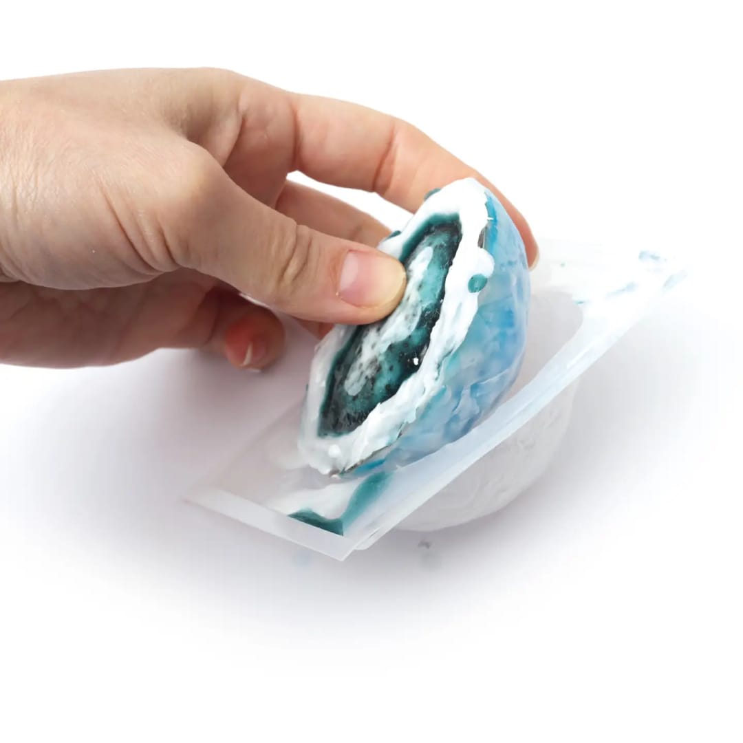 Kit DIY Săpunuri Artizanale Efect de Geodă Graine Créative - Kit Creativ Săpunuri Gemology - Imaginea 5