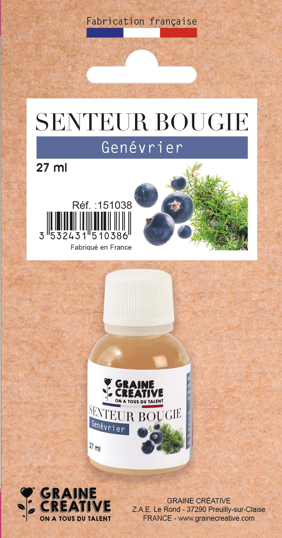 Parfum lichid pentru lumânări Graine Créative - 27 ml - Imaginea 1