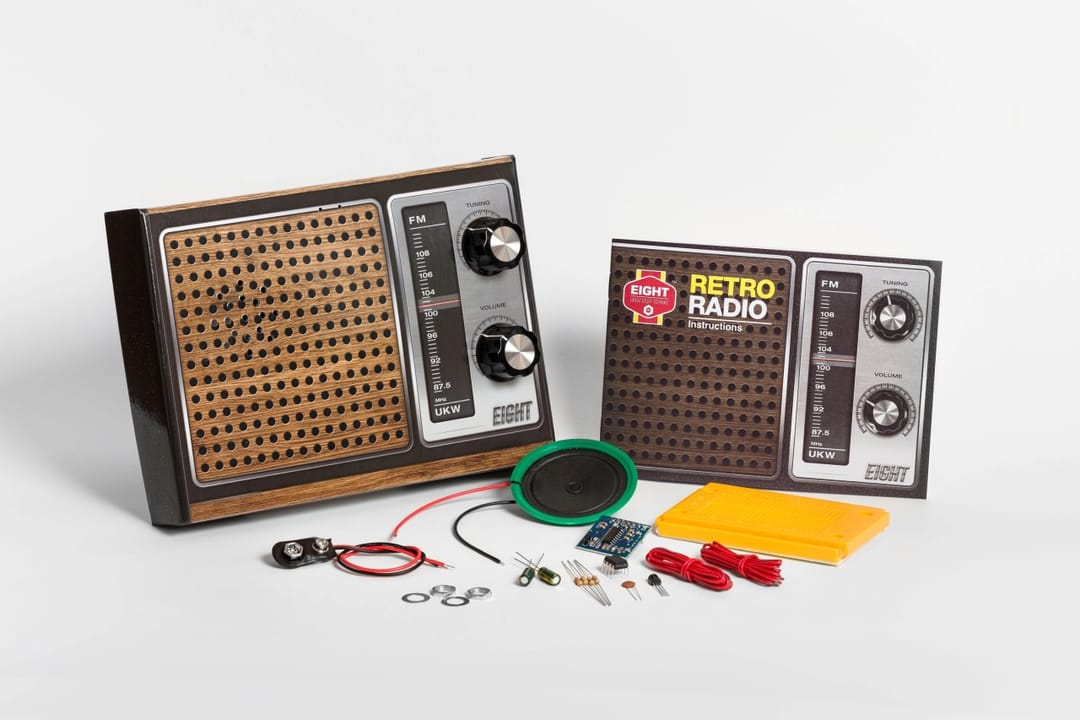 Kit Radio FM Retro, EIGHT Innovation, functional(fara Lipire), stil anii '70 - Imaginea 3