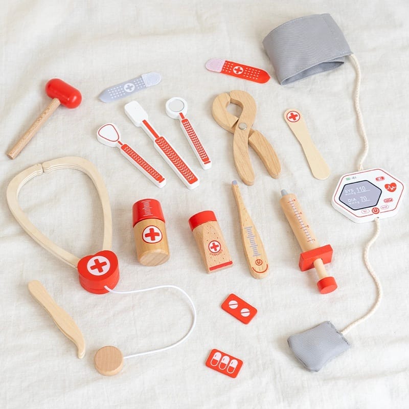 Trusa de Doctor, Set Medical Educativ Montessori - Imaginea 5