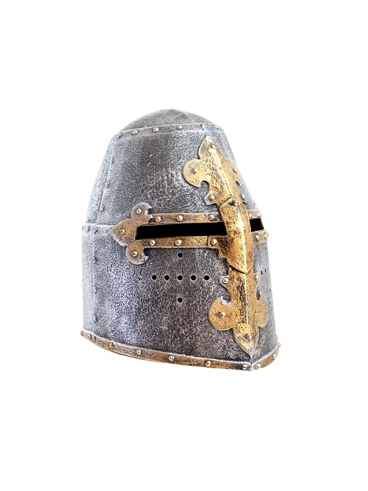 Coif de Cavaler Templier Medieval - Imaginea 3
