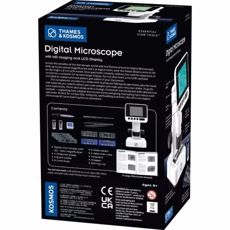 Microscop Digital HD cu Ecran LCD 2.8" Thames & Kosmos - Mărire 120x Optic / 2.5x Digital - Imaginea 4