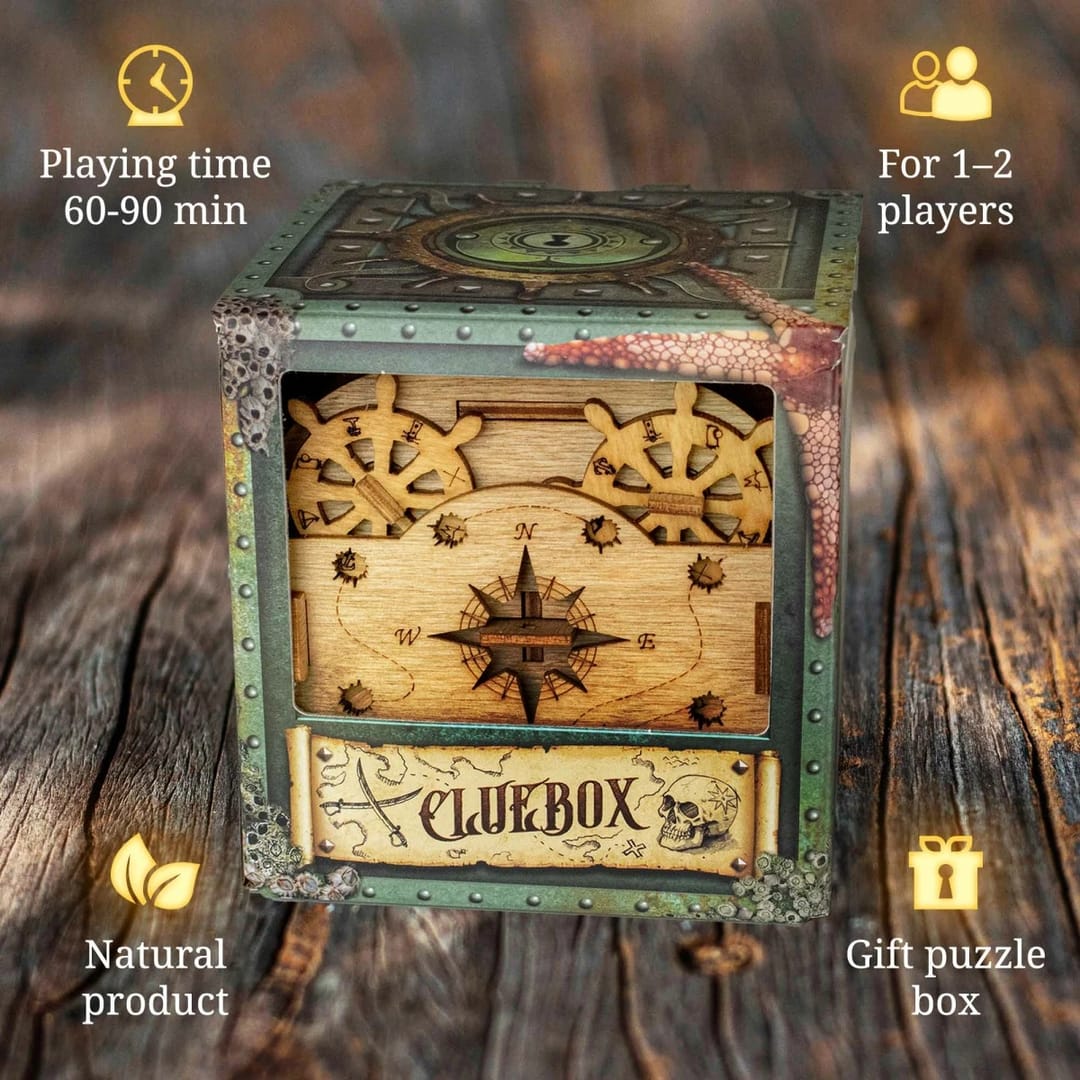  Cufărul lui Davy Jones iDventure Cluebox– Acceptă Provocarea Blestemată! - Imaginea 2
