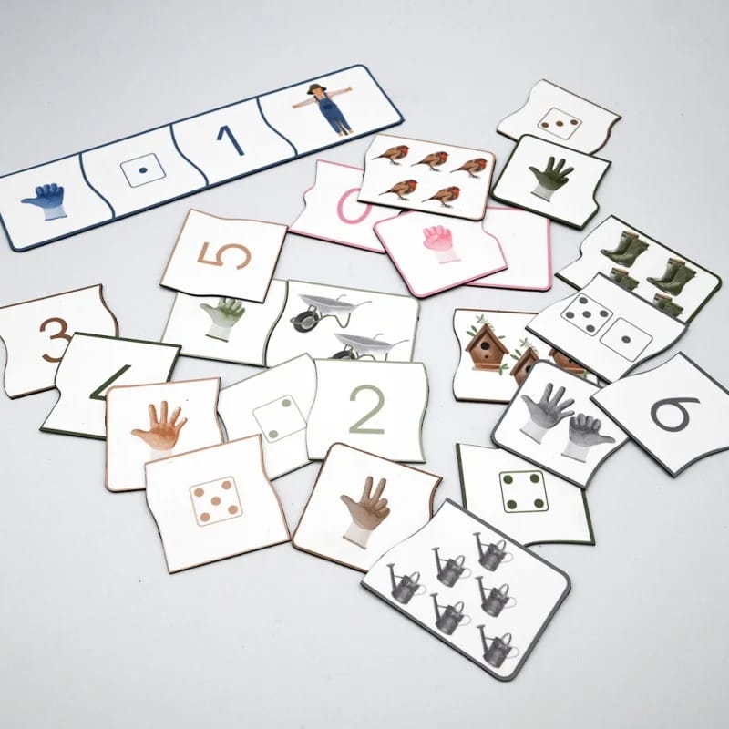 Puzzle Magnetic Montessori „Învățăm să Numărăm” Ferflex® – Joc Educativ, 44 Piese - Imaginea 3