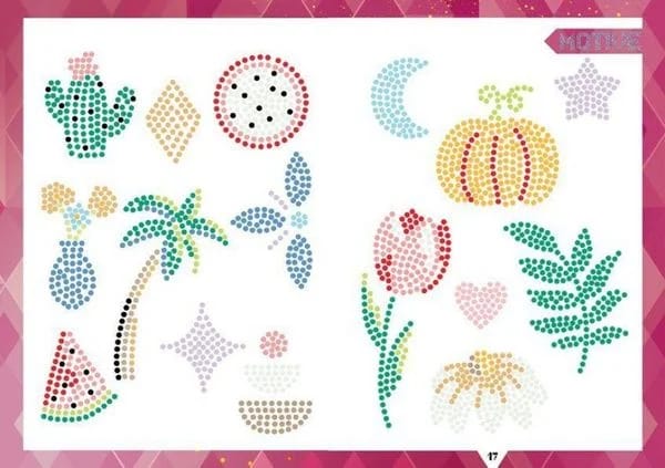 Set Creativ Diamond Painting - Cutia Creativă cu Cristale Strălucitoare (TOPP, Frechverlag), 1800 diamante din sticlă - Imaginea 6
