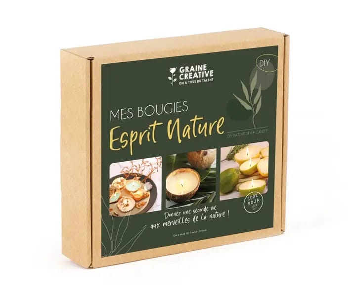 Kit Lumanari copii Graine Creative "Esprit Nature" - Imaginea 1