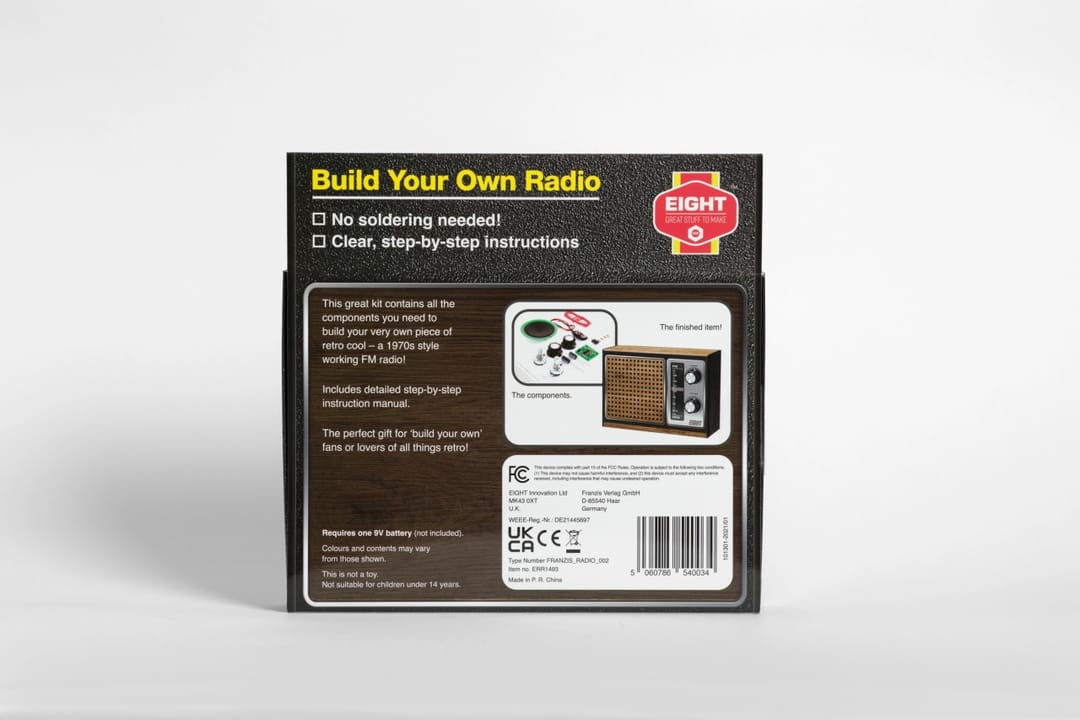 Kit Radio FM Retro, EIGHT Innovation, functional(fara Lipire), stil anii '70 - Imaginea 4