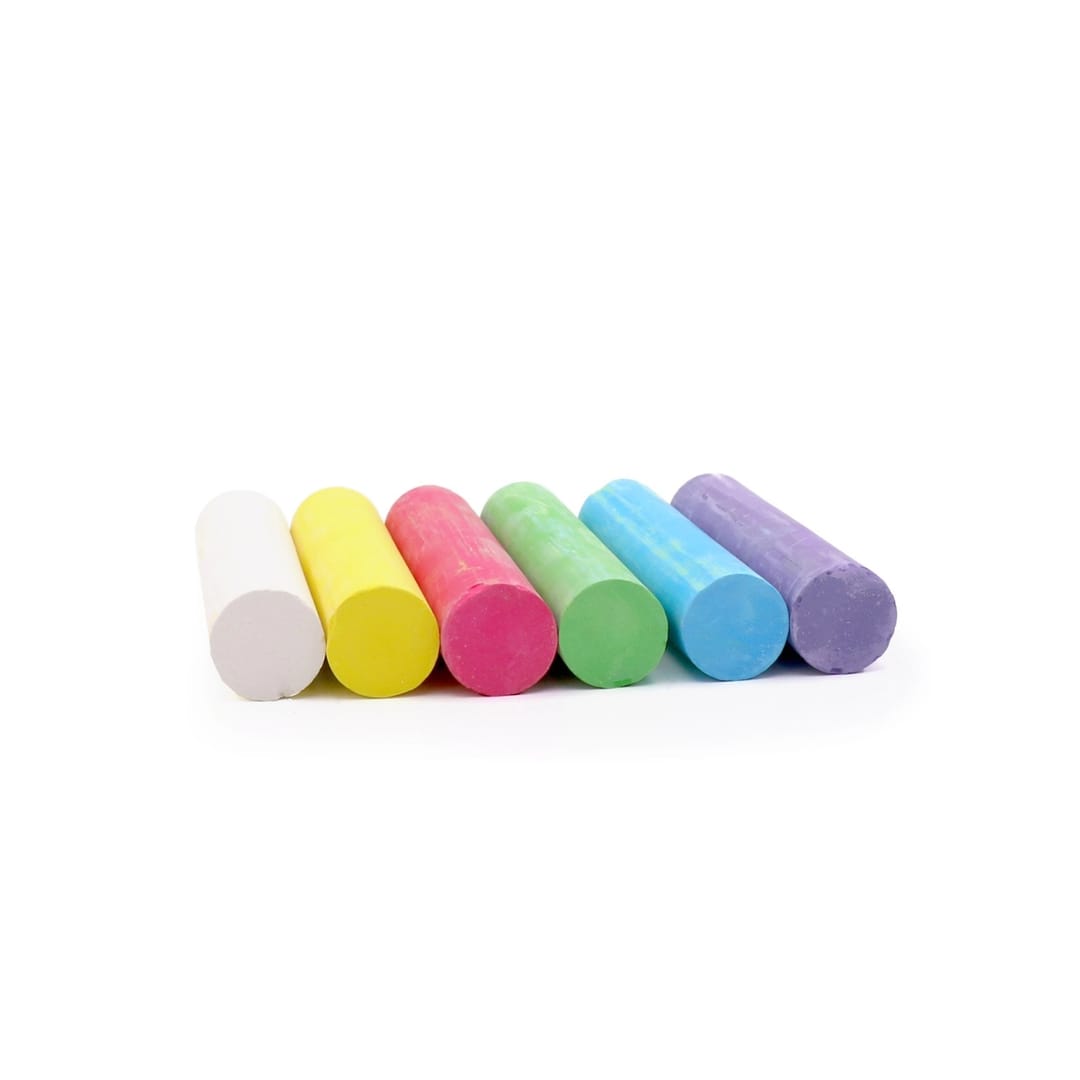 Cretă Colorată pentru Asfalt neogrün: Set de 6 Culori "Kritzel" - Imaginea 3