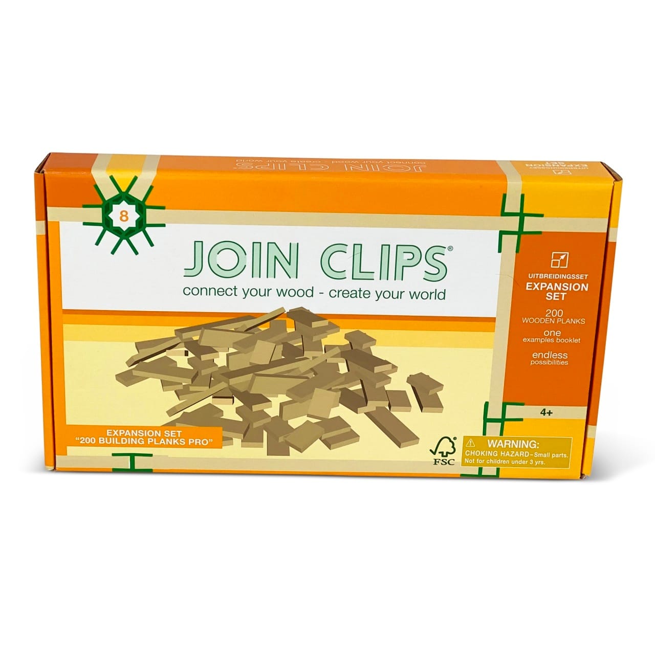 Set Extensie JoinClips® – 200 Plăcuțe de Construcție