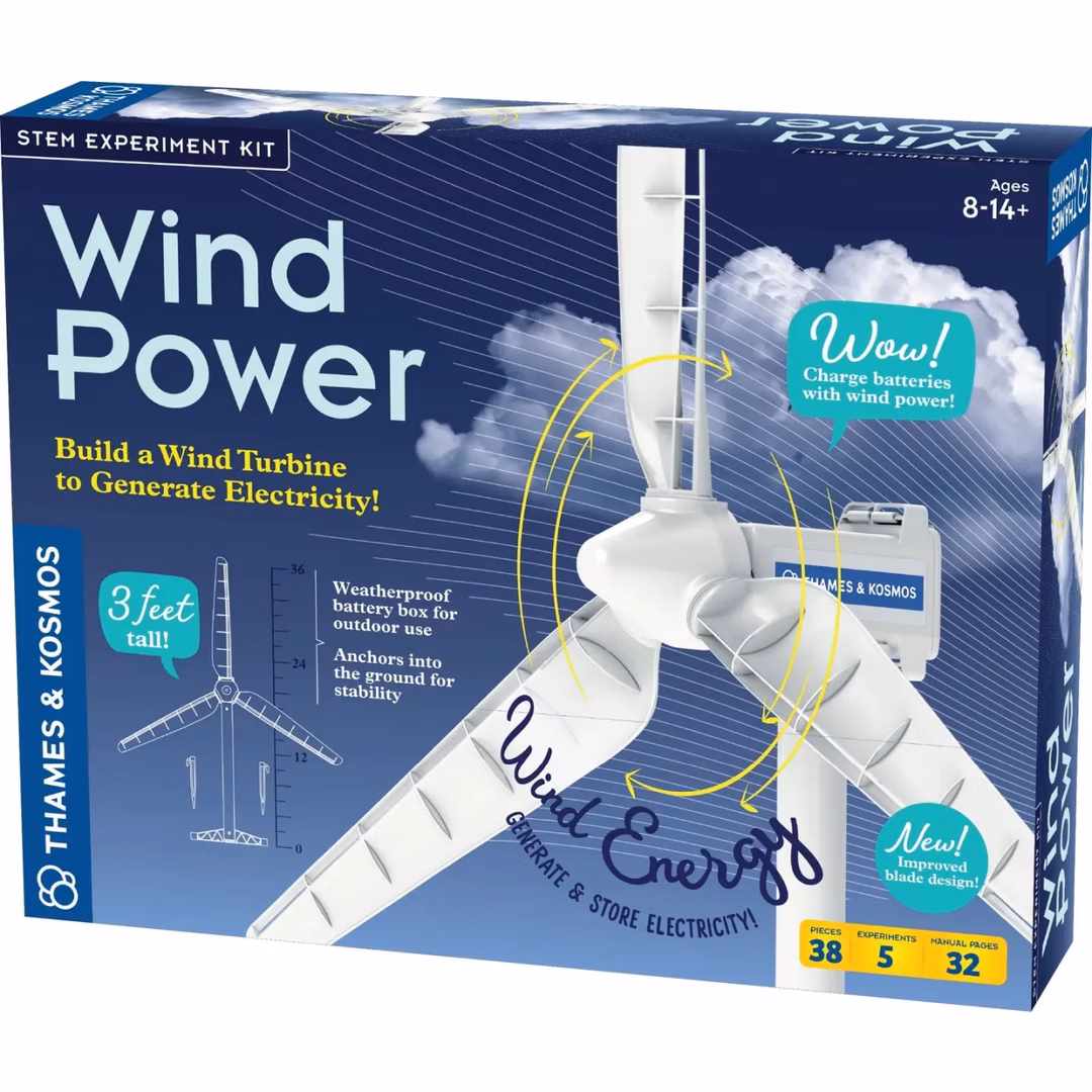 Kit Experimente STEM Thames & Kosmos® – Turbină Eoliană și Generator de Electricitate 91cm - Imagine principala