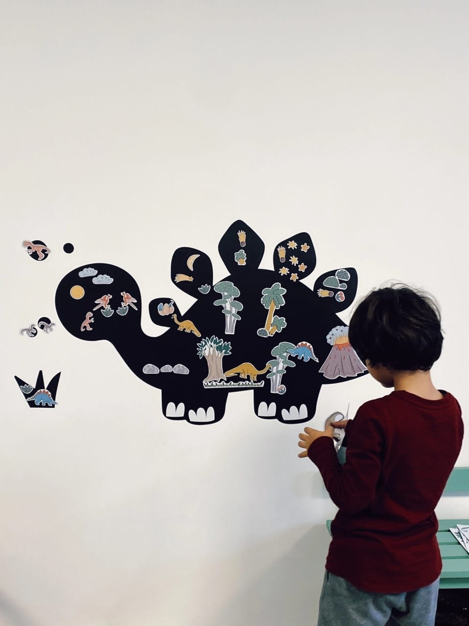 Joc cu Magneți Ferflex® - Lumea Dinozaurilor (Set 52 piese) - Imaginea 1