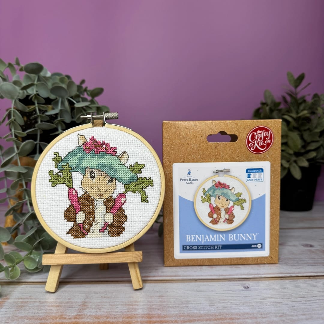 Kit Mini Cross Stitch (Punct în Cruce) – Iepurașul Beatrix Potter - Imaginea 3