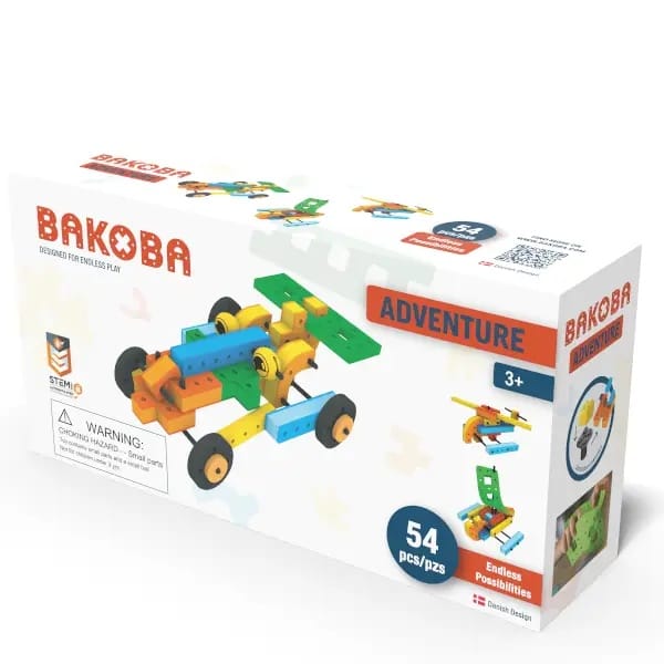 Bakoba Adventure, 54 piese, Compatibile LEGO - Imaginea 1