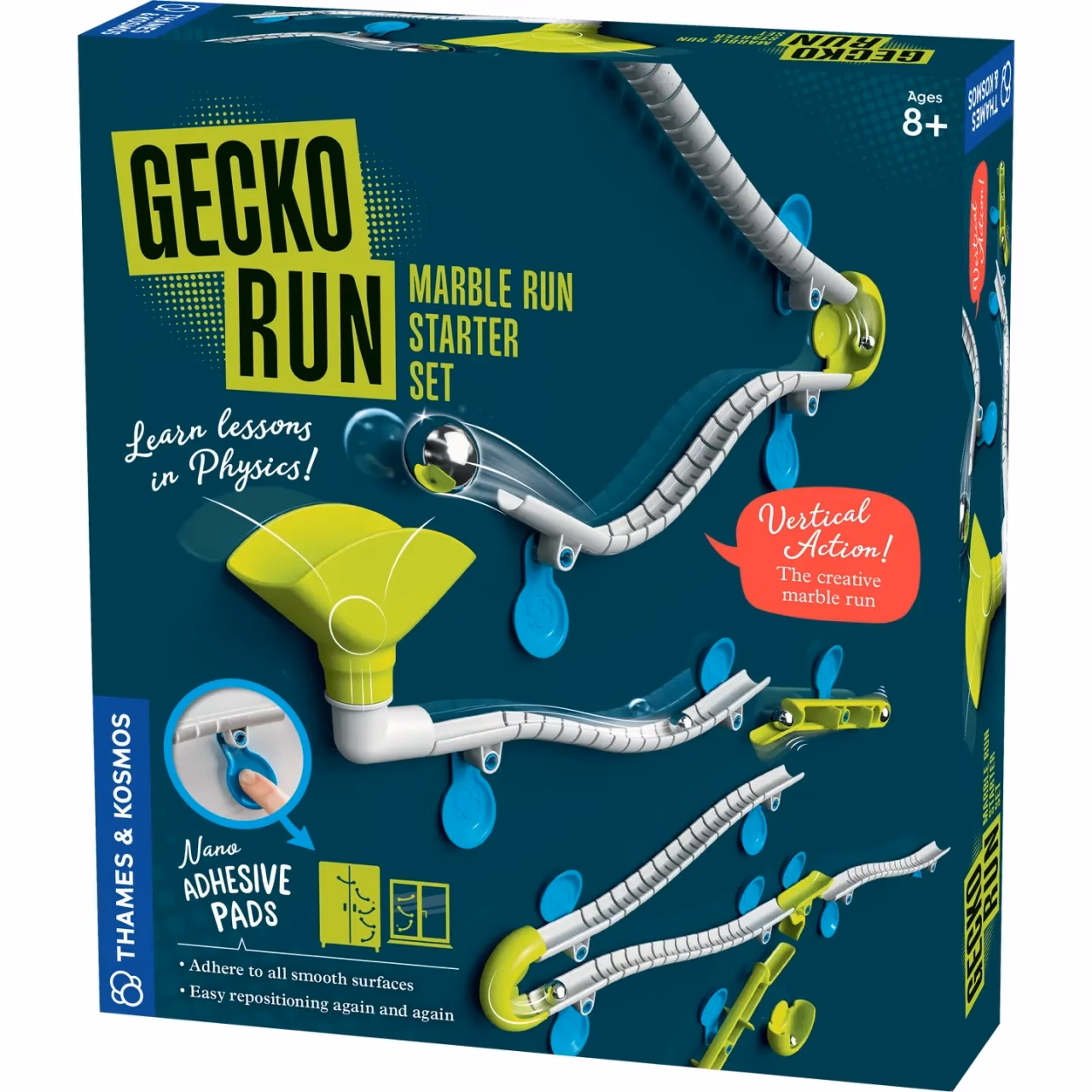 Pistă de Bile Verticală Gecko Run Starter Set – Circuit STEM Inovator