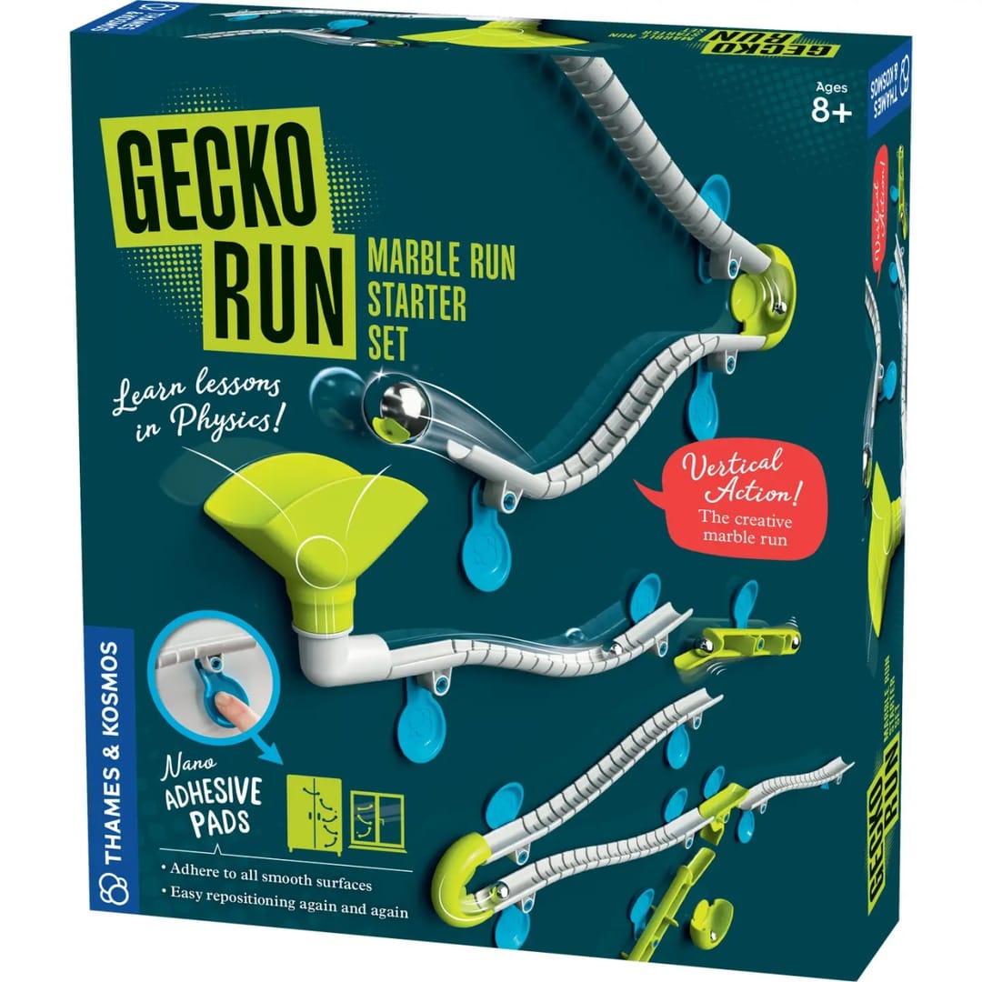 Pistă de Bile Verticală Gecko Run Starter Set – Circuit STEM Inovator - Imaginea 1