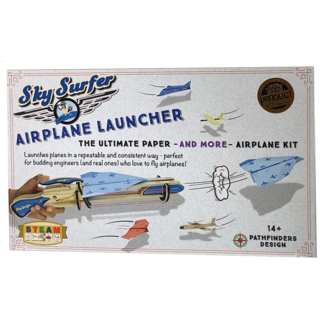 Kit Educațional STEM - Sky Surfer: Lansator de Avioane de Hârtie - Imaginea 1