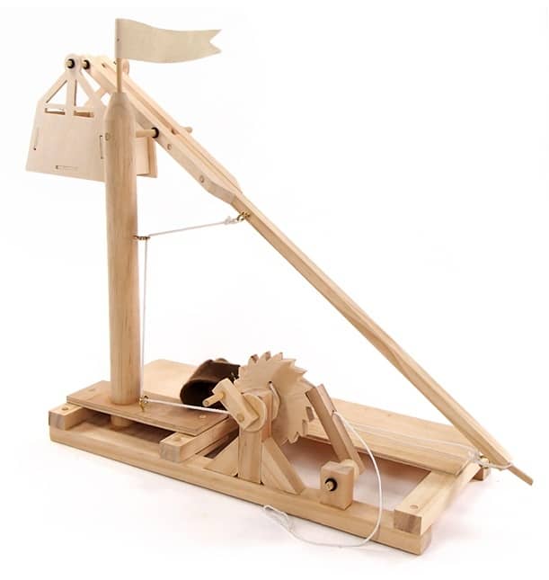 Trebuchet Leonardo da Vinci - Kit de Construcție din Lemn