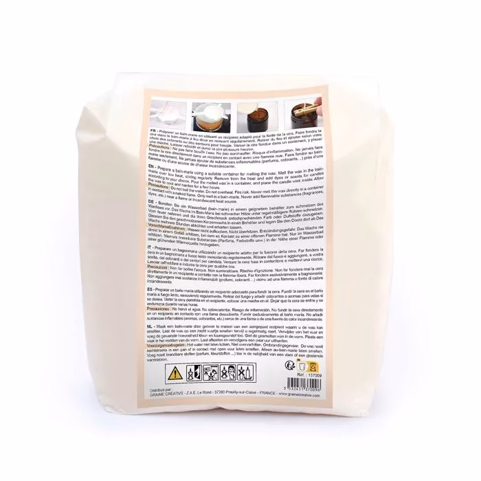 Ceară de Rapiță 100% Vegetală pentru Matrițe Graine Créative - 1.2 kg - Imaginea 2