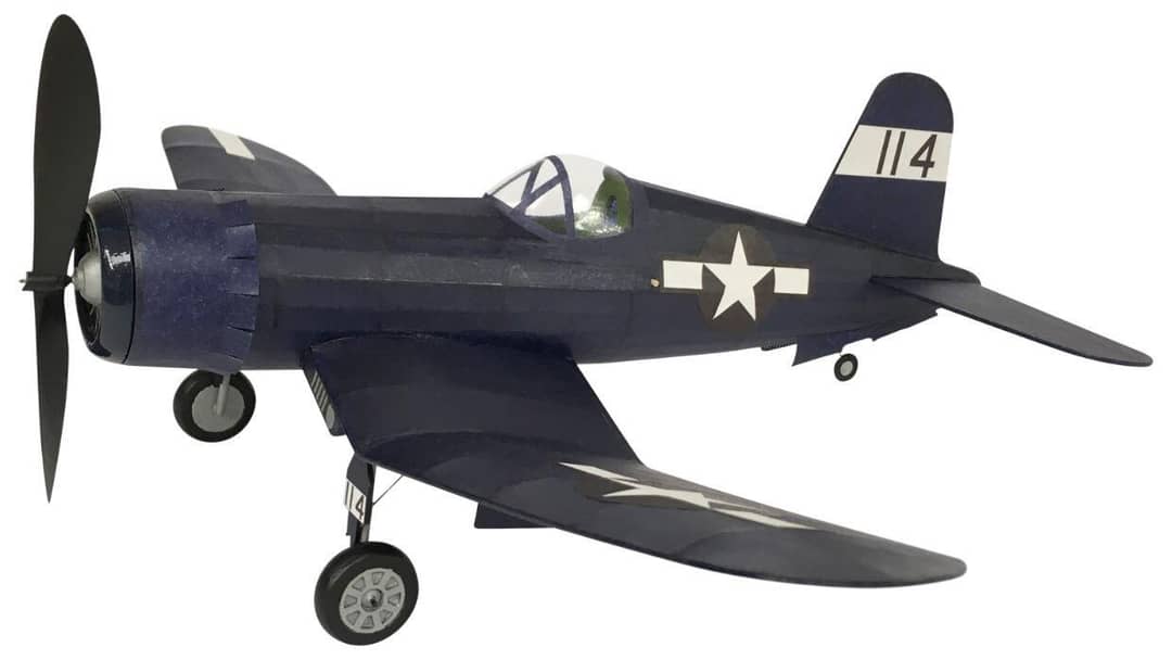 Kit Aeromodelism Vintage: Avion de Vânătoare Vought Corsair (Anvergură 45,7 cm)