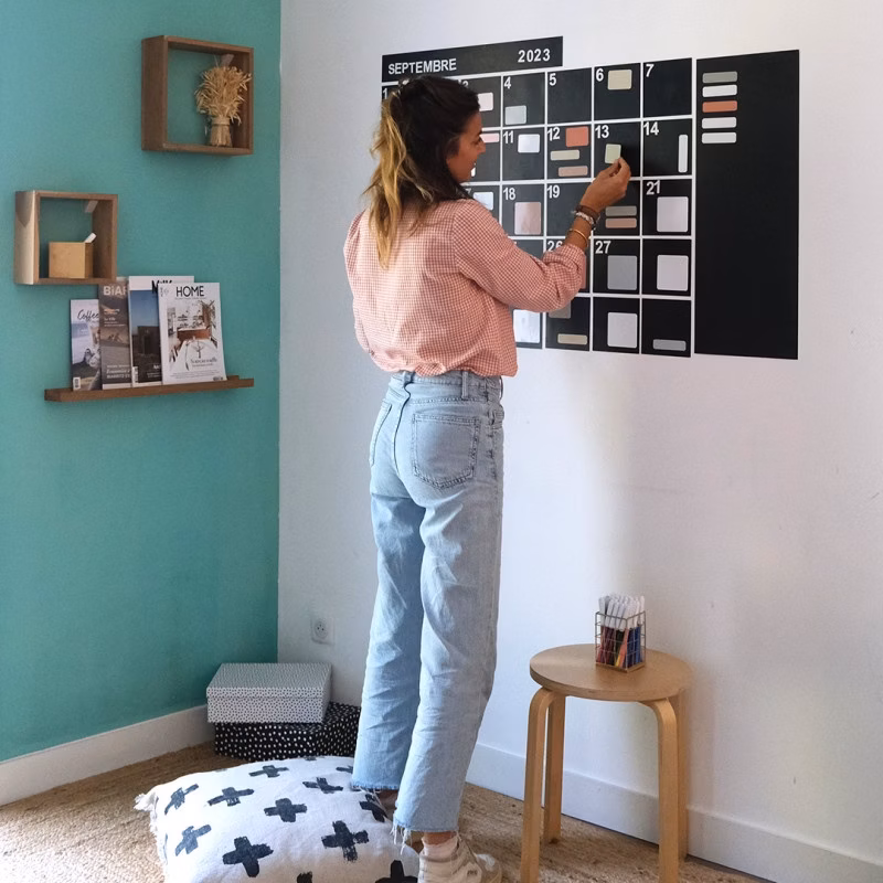 Calendar Magnetic de Perete Ferflex® - Organizare Creativă pentru Familie - Imaginea 4