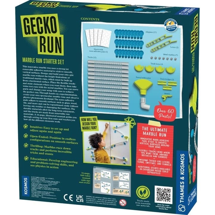 Pistă de Bile Verticală Gecko Run Starter Set – Circuit STEM Inovator - Imaginea 4