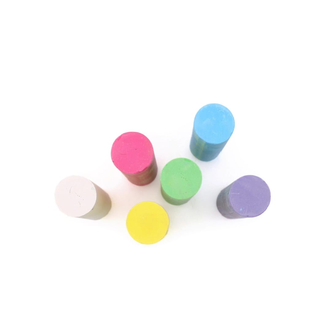 Cretă Colorată pentru Asfalt neogrün: Set de 6 Culori "Kritzel" - Imaginea 5