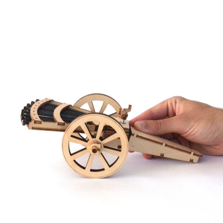 Mitraliera Evantai a lui Leonardo da Vinci - Imaginea 5