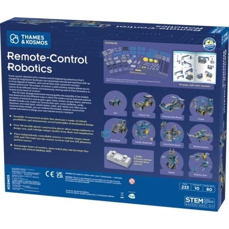Kit Robot Creator cu Telecomandă Remote-Control Robotics - Thames & Kosmos, Kit STEM 10-în-1 - Imaginea 2