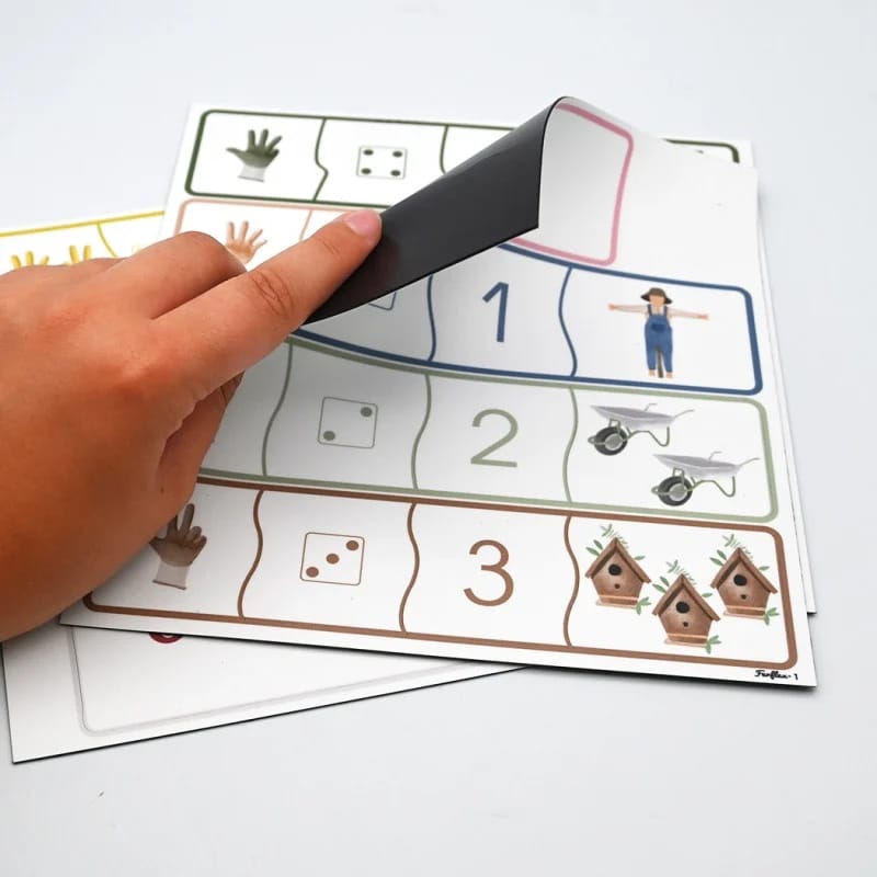 Puzzle Magnetic Montessori „Învățăm să Numărăm” Ferflex® – Joc Educativ, 44 Piese - Imaginea 4