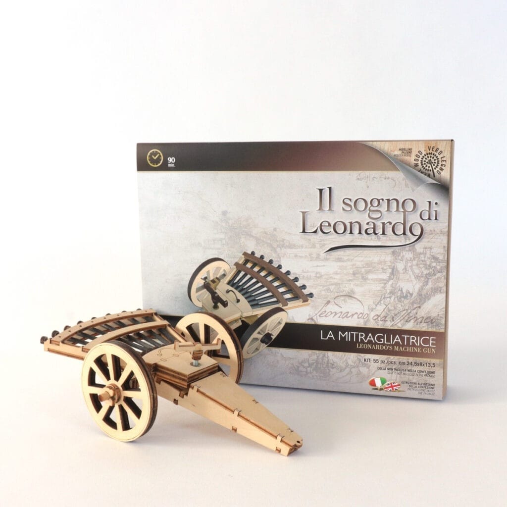 Mitraliera Evantai a lui Leonardo da Vinci - Imaginea 1
