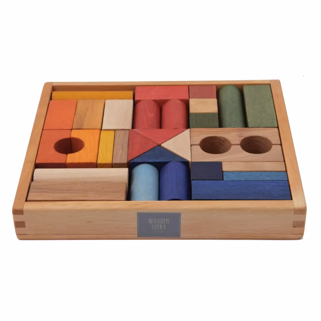 Cuburi de Construit Curcubeu, Wooden Story