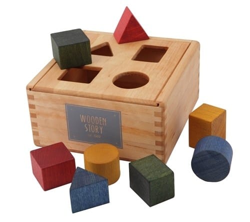Sortator Forme Geometrice Wooden Story - Imaginea 1