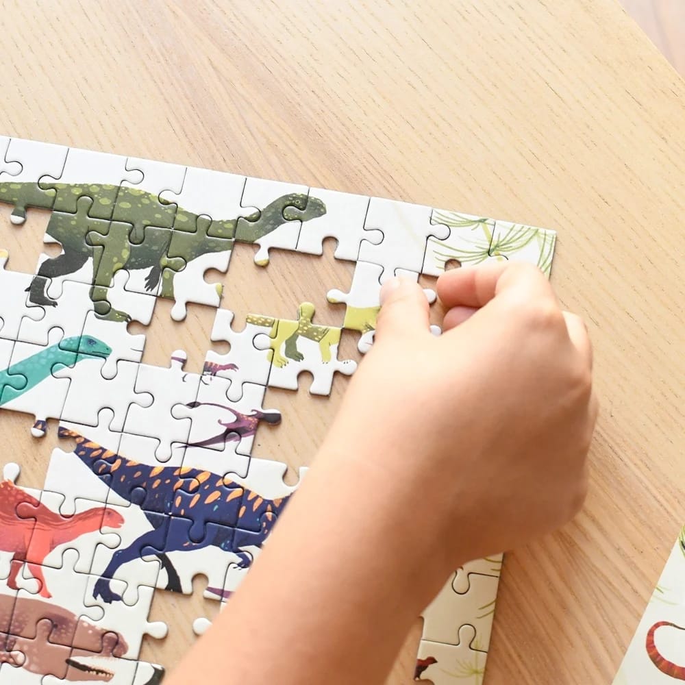 Puzzle Educativ de Descoperire „Dinozauri”, Poppik, 280 Piese, - Imaginea 3