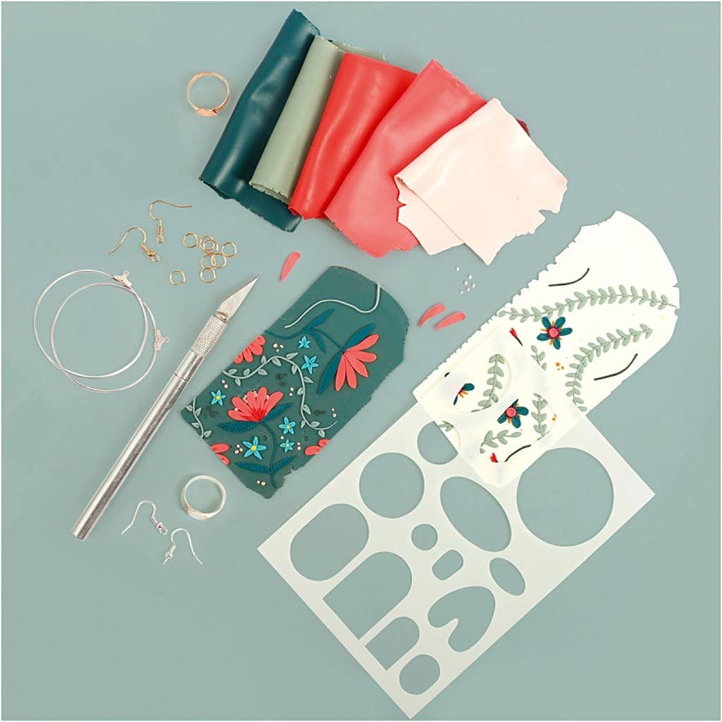 Set Creativ Bijuterii FIMO Bijoux Slab Graine Créative - Kit Complet Creare Cercei și Inele - Imaginea 2
