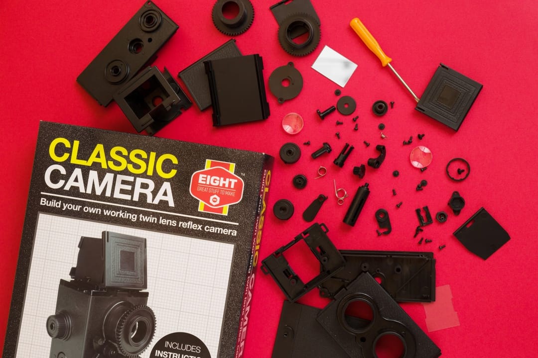 Kit DIY Aparat Foto Retro TLR 35mm EIGHT Innovation - Functional - Imaginea 3